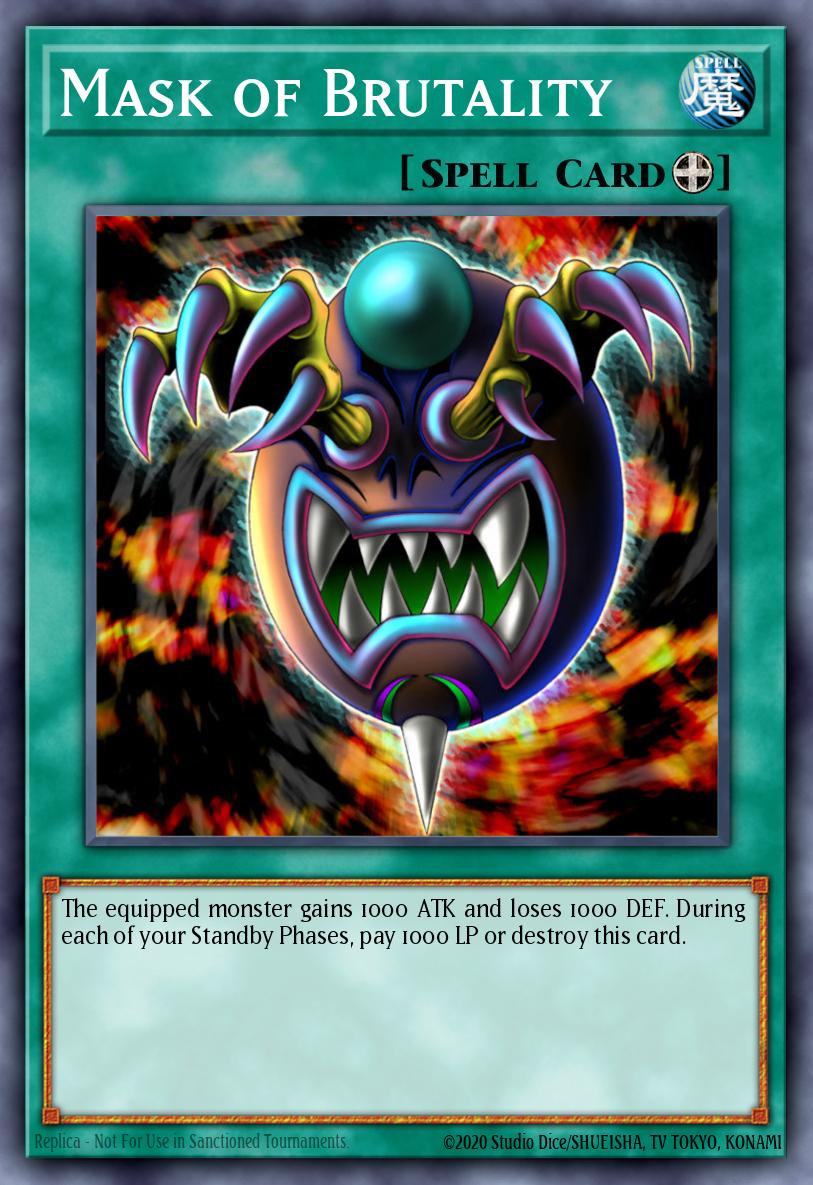 Mask of Brutality Yu-Gi-Oh card