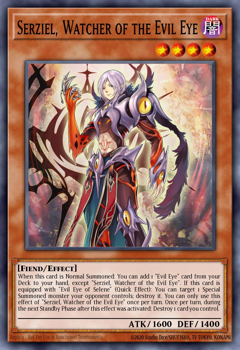 Serziel, Watcher of the Evil Eye Yu-Gi-Oh card