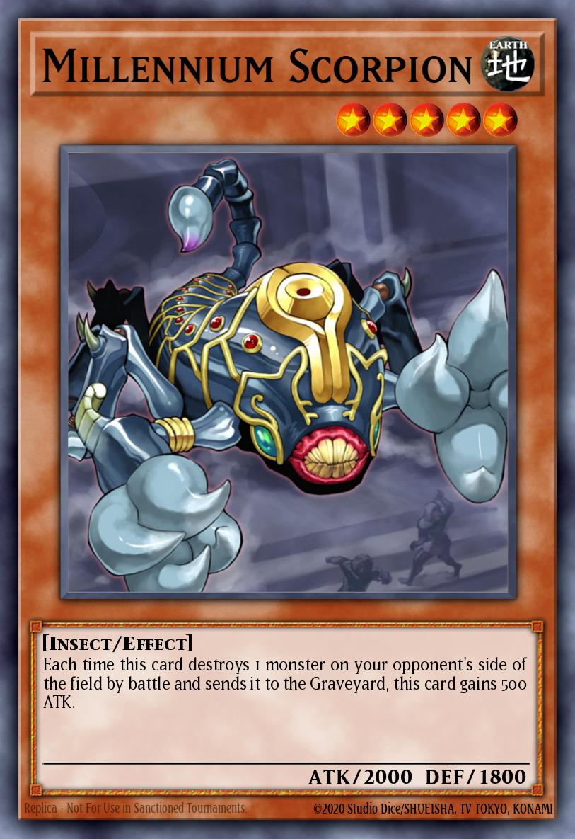 Millennium Scorpion Yu-Gi-Oh card