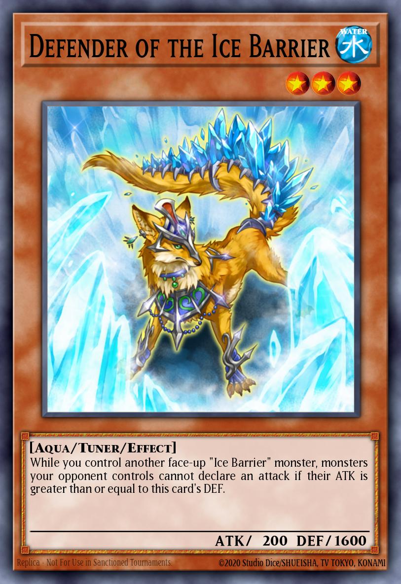 Defender of the Ice Barrier Yu-Gi-Oh card