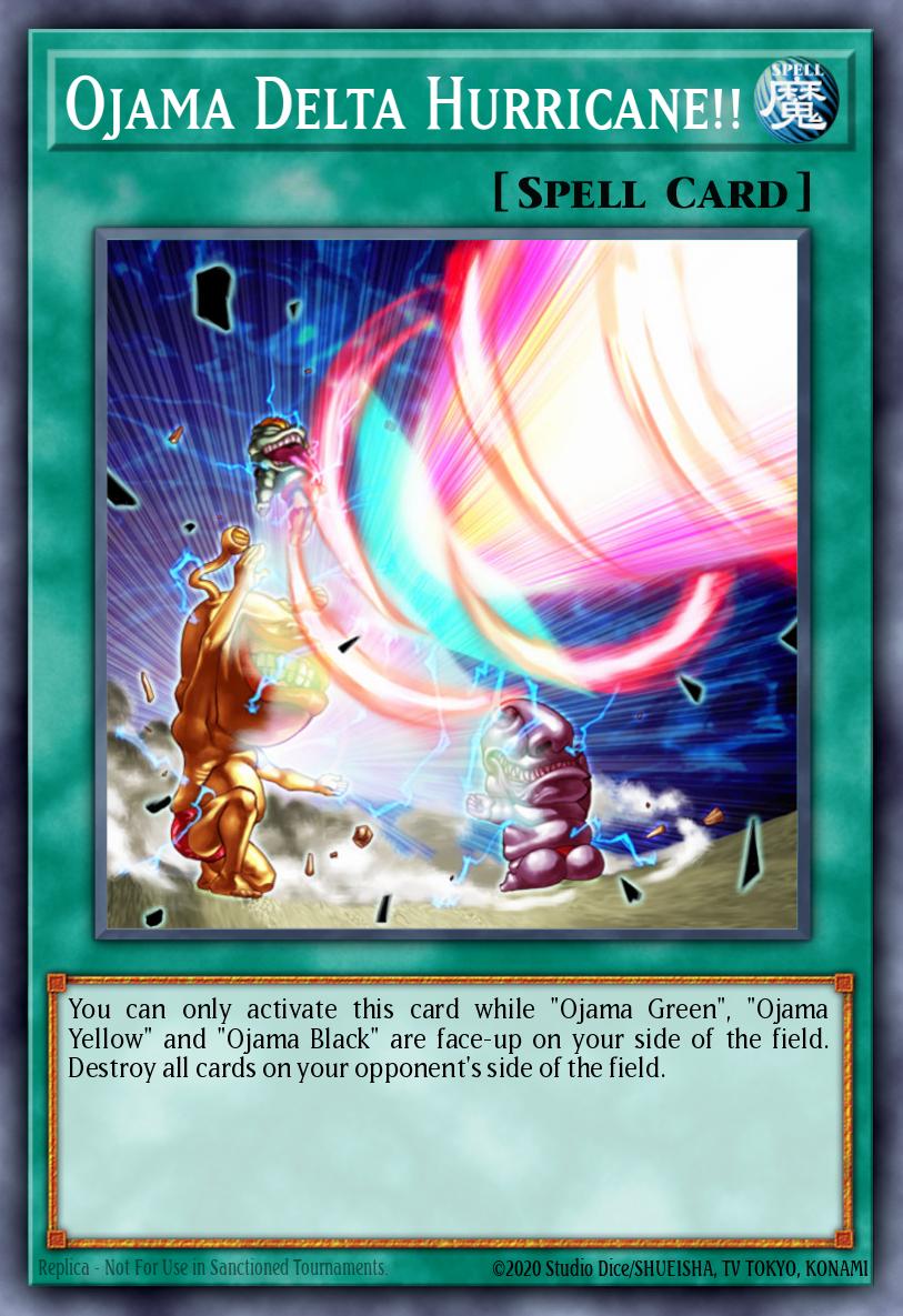 Ojama Delta Hurricane!! Yu-Gi-Oh card
