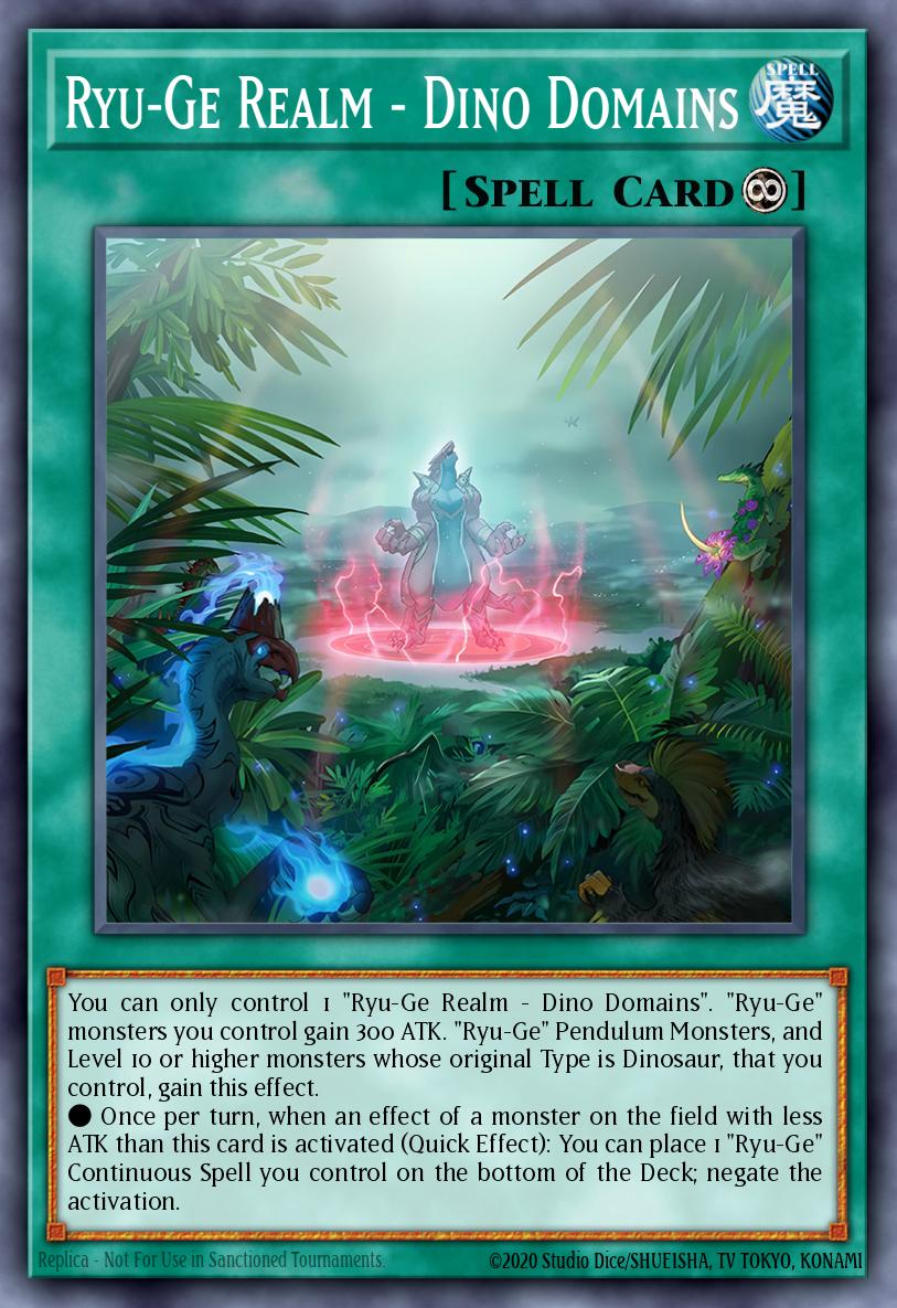 Ryu-Ge Realm - Dino Domains Yu-Gi-Oh card