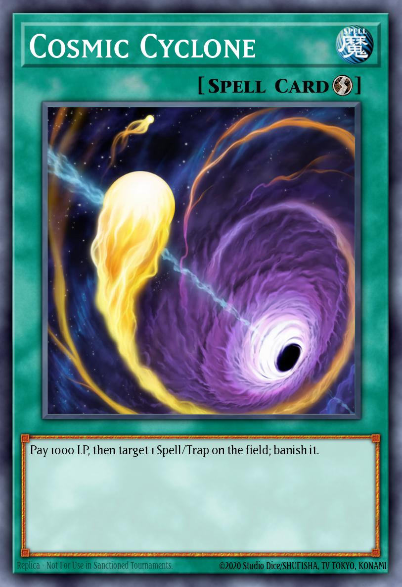 Cosmic Cyclone Yu-Gi-Oh card