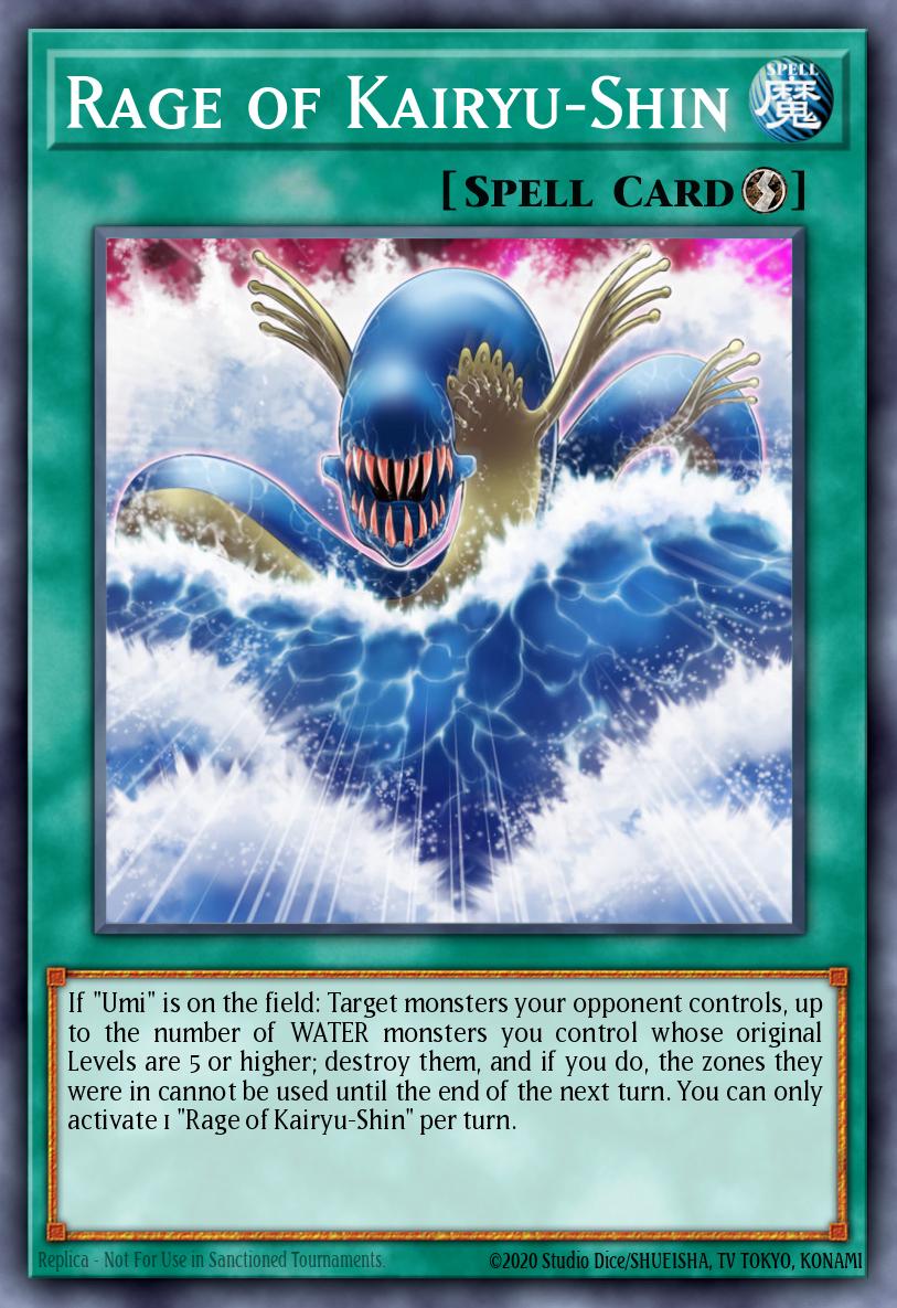 Rage of Kairyu-Shin Yu-Gi-Oh card