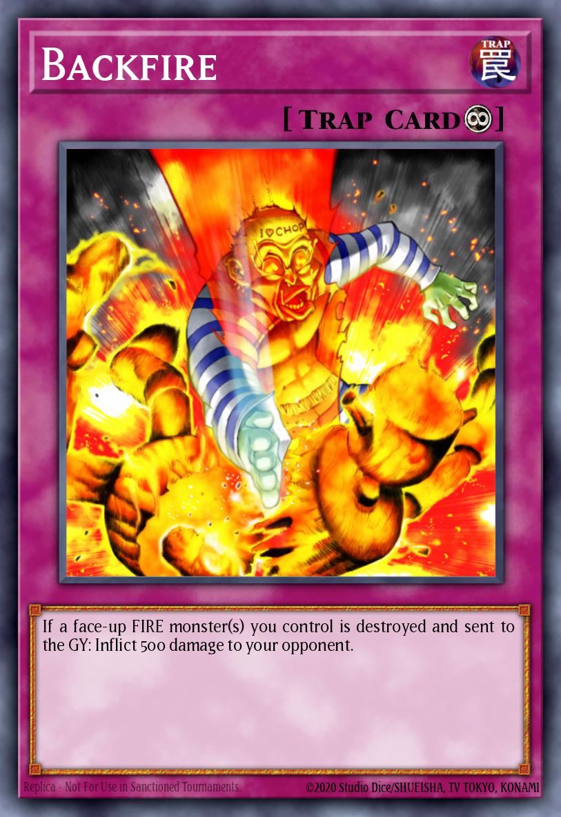 Backfire Yu-Gi-Oh card