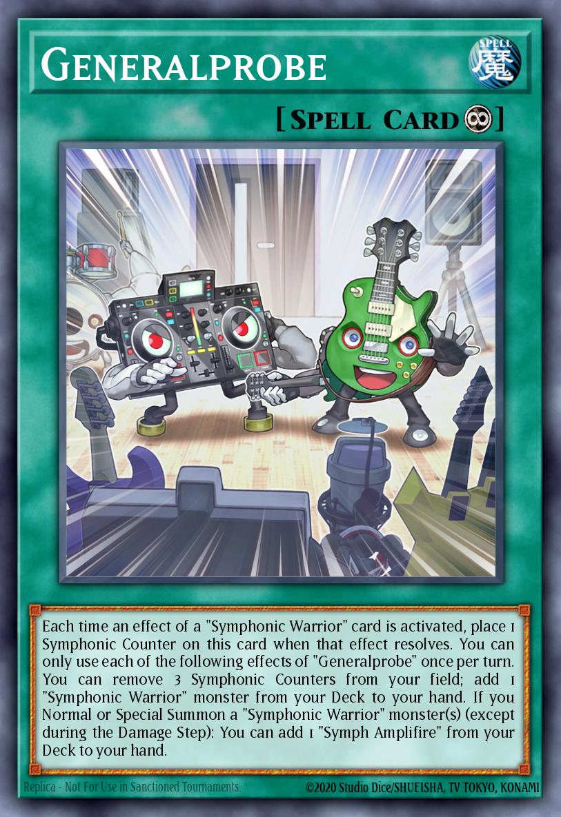 Generalprobe Yu-Gi-Oh card