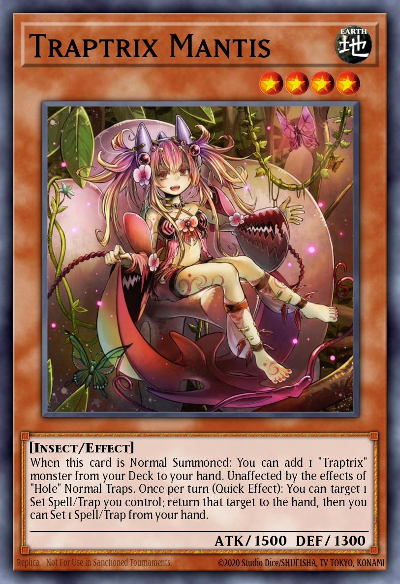 Traptrix Mantis Yu-Gi-Oh card