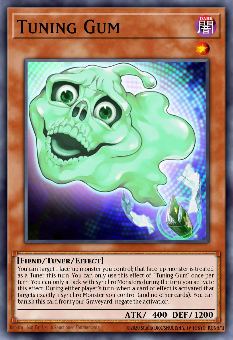 Tuning Gum Yu-Gi-Oh card