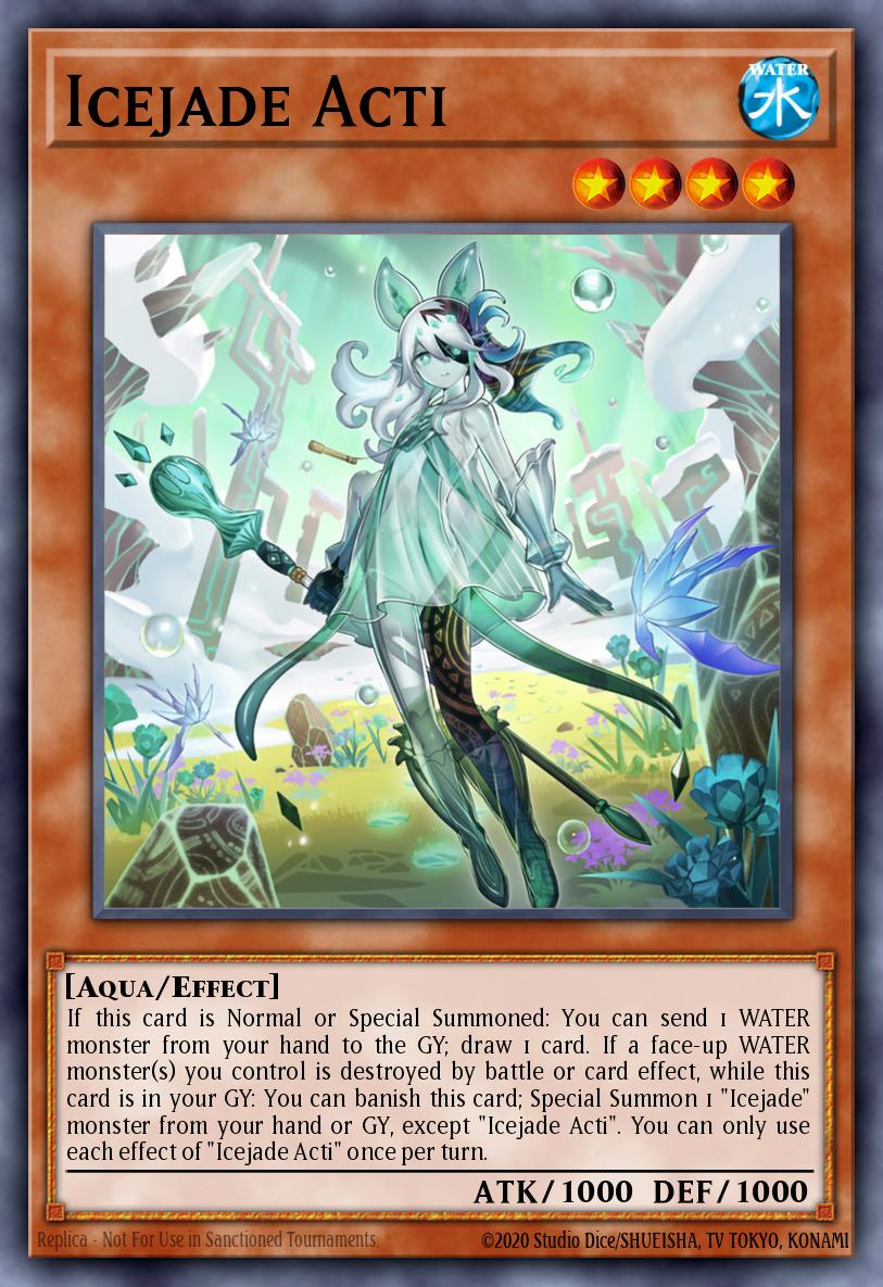 Icejade Acti Yu-Gi-Oh card