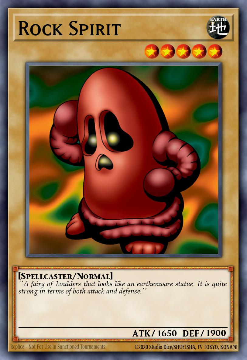 Rock Spirit Yu-Gi-Oh card