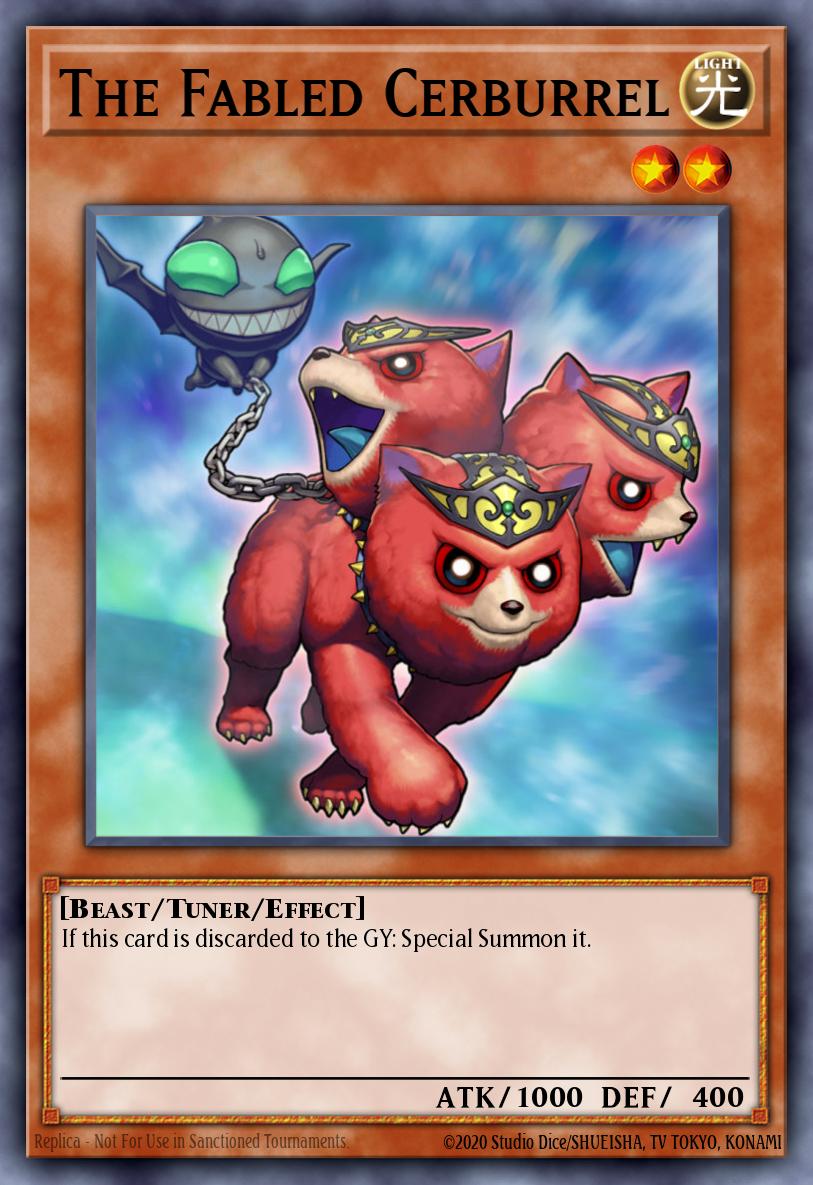 The Fabled Cerburrel Yu-Gi-Oh card
