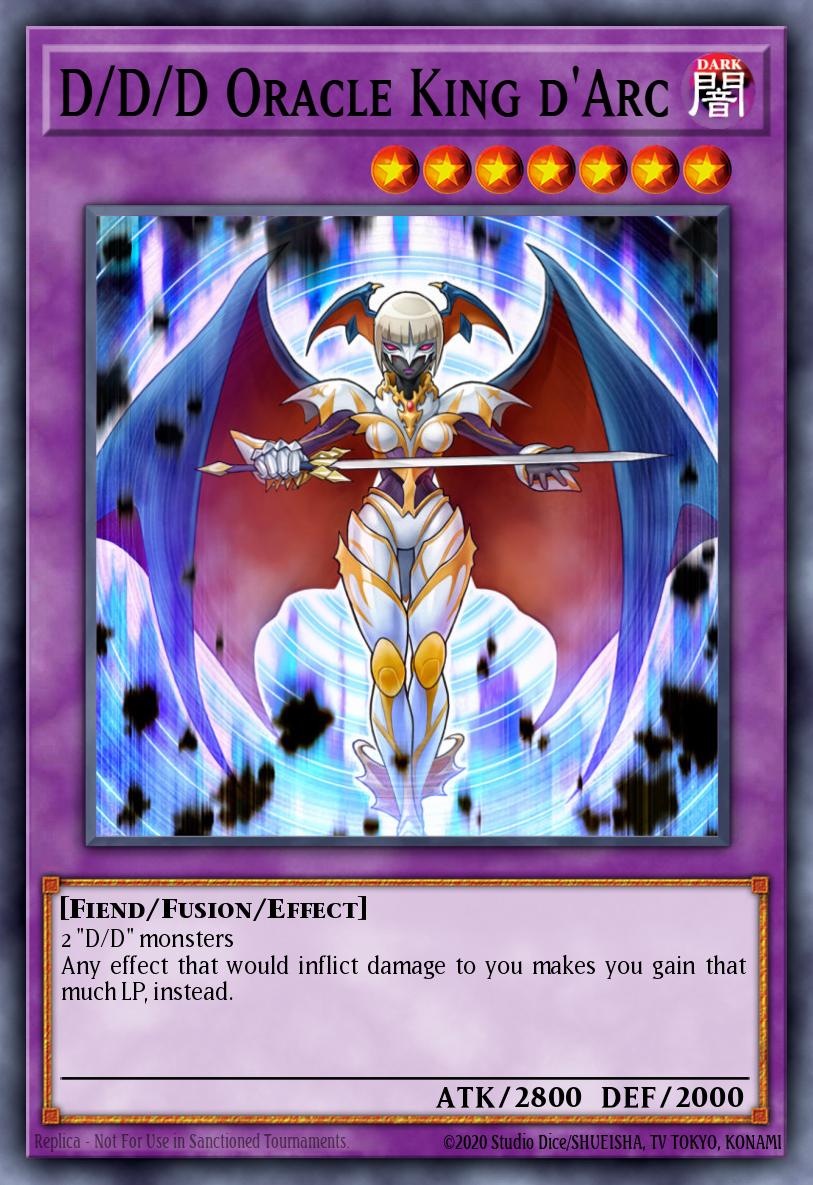 D/D/D Oracle King d'Arc Yu-Gi-Oh card