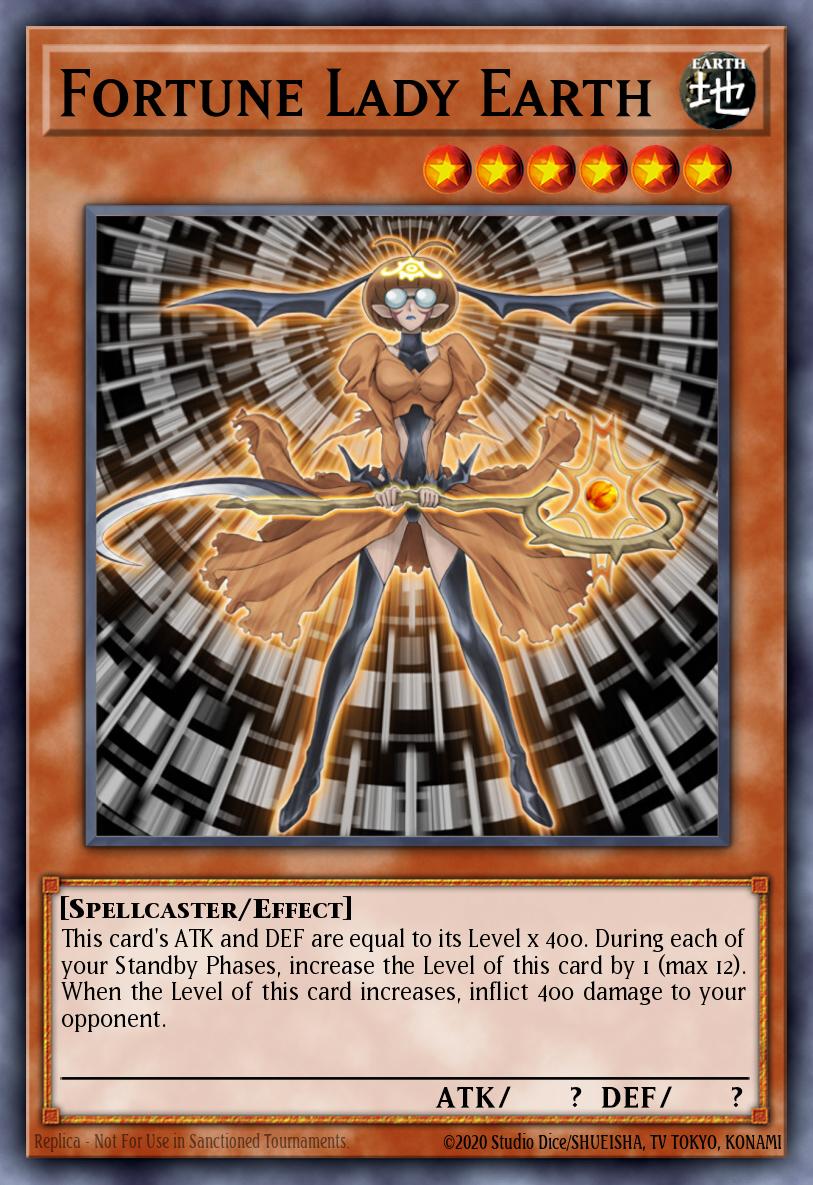 Fortune Lady Earth Yu-Gi-Oh card