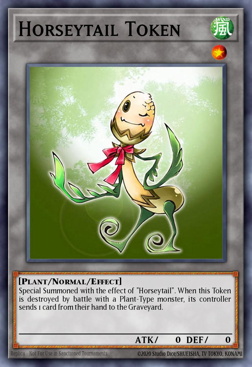 Horseytail Token Yu-Gi-Oh card