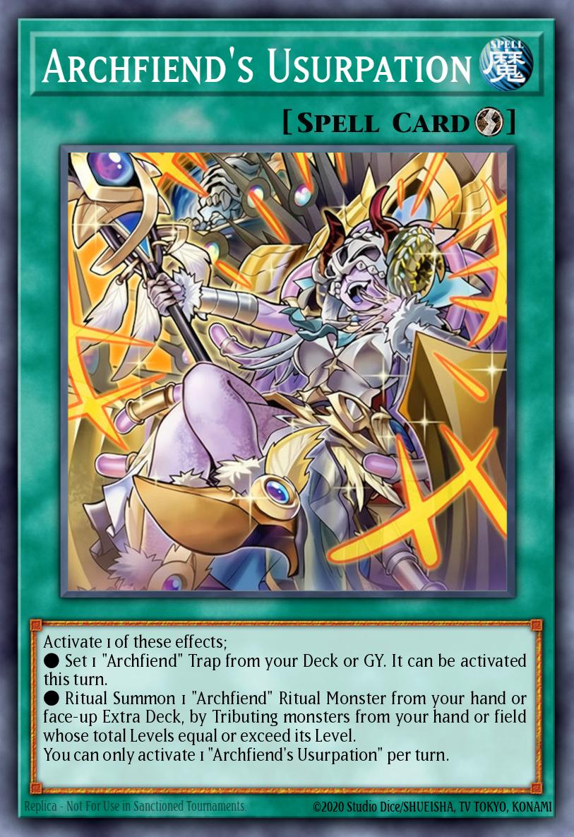 Archfiend's Usurpation Yu-Gi-Oh card