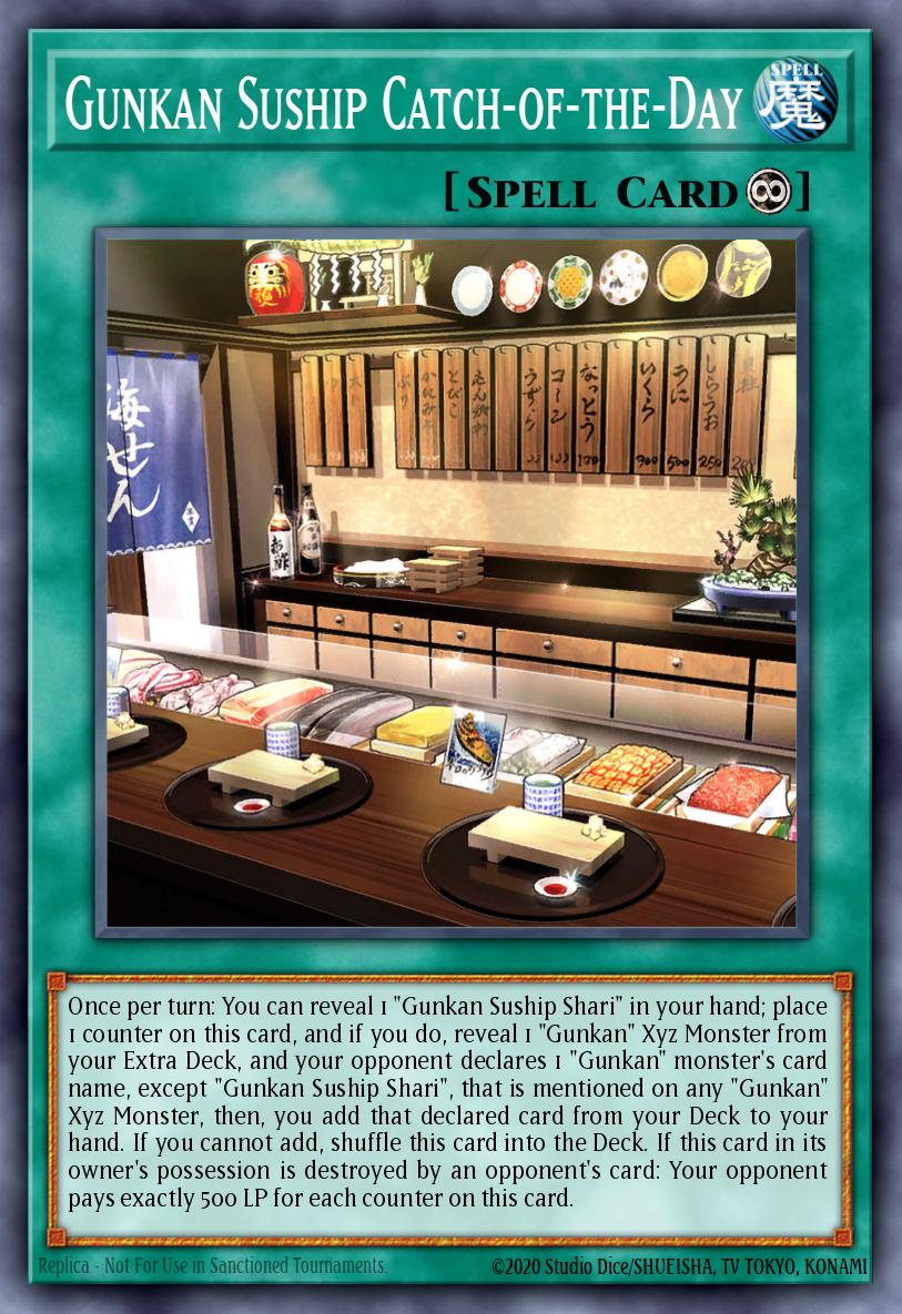 Gunkan Suship Catch-of-the-Day Yu-Gi-Oh card