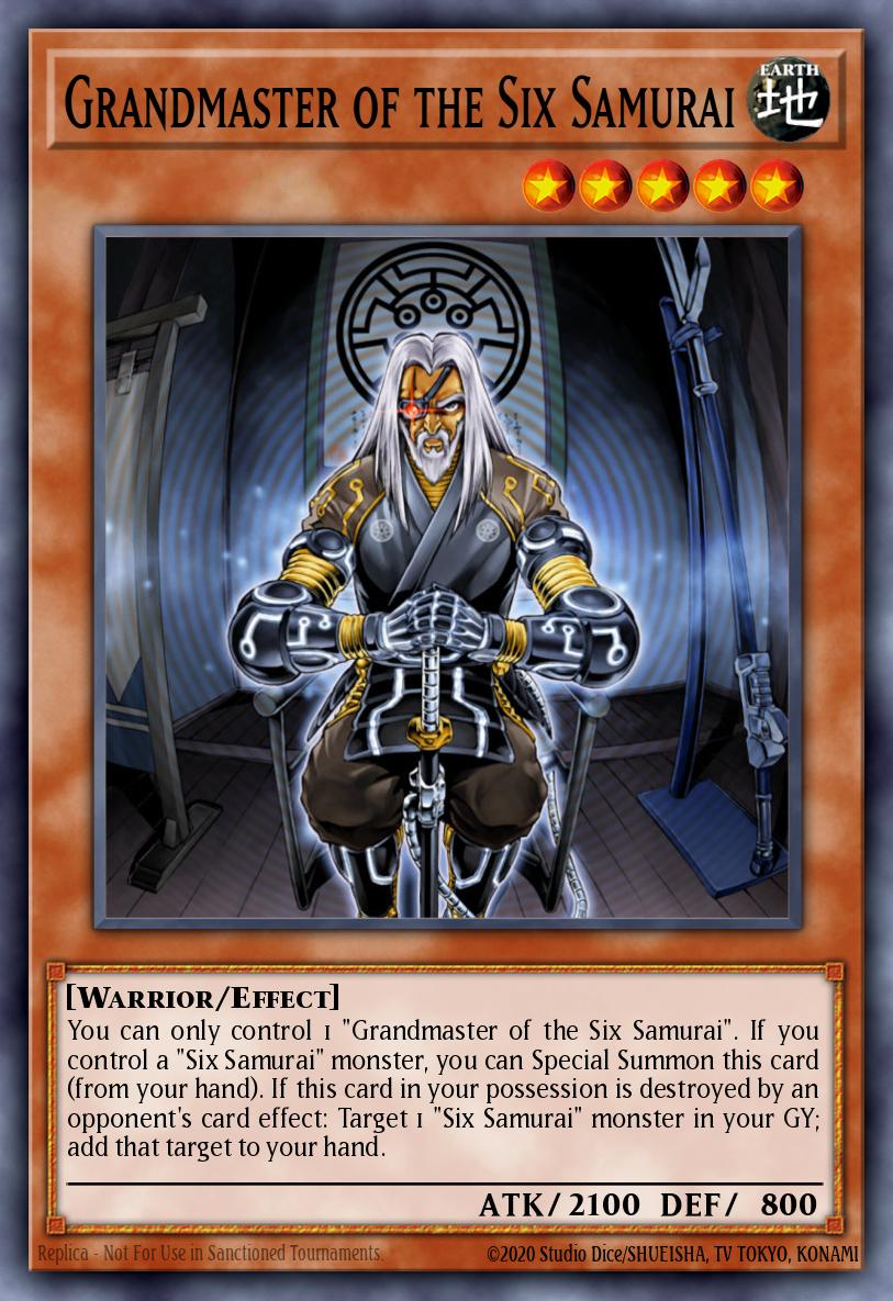 Grandmaster of the Six Samurai Yu-Gi-Oh card