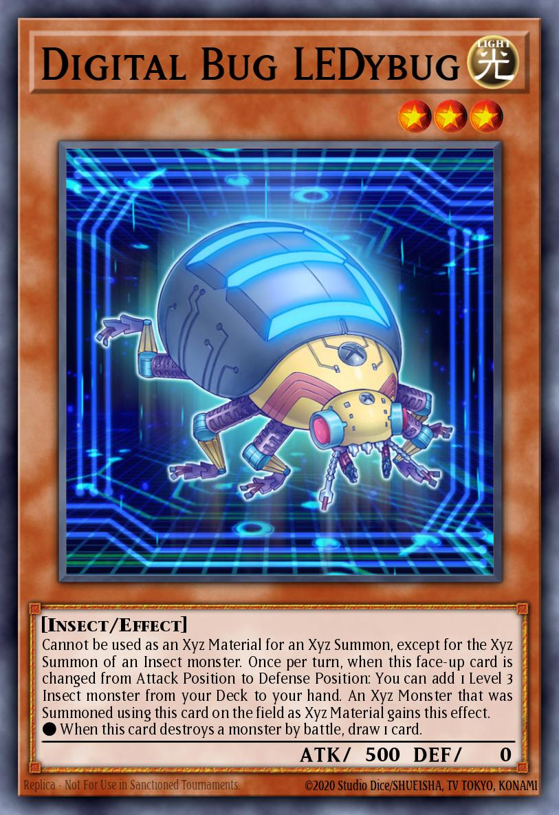 Digital Bug LEDybug Yu-Gi-Oh card