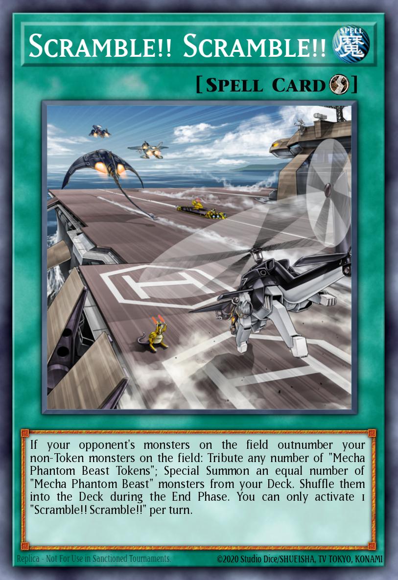 Scramble!! Scramble!! Yu-Gi-Oh card