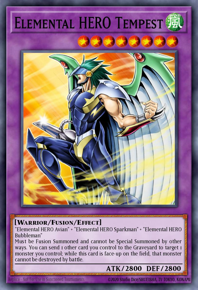 Elemental HERO Tempest Yu-Gi-Oh card