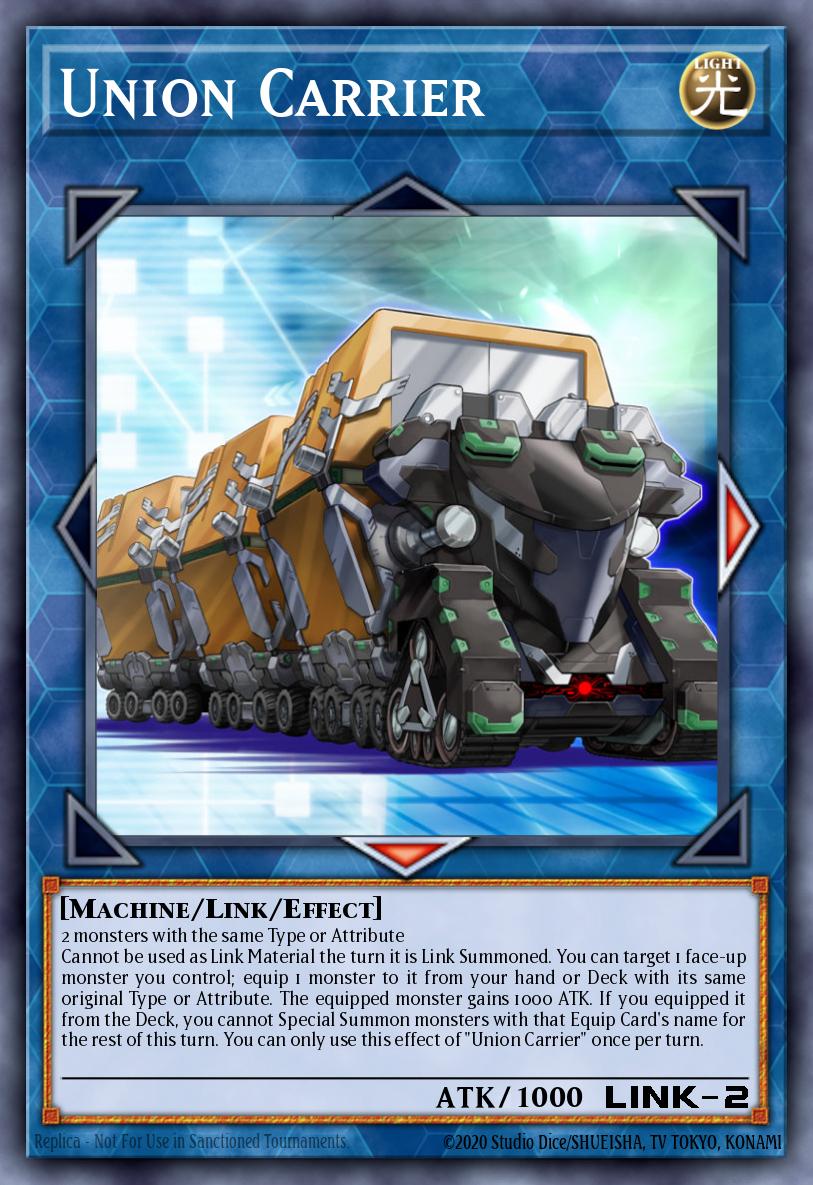 Union Carrier Yu-Gi-Oh card