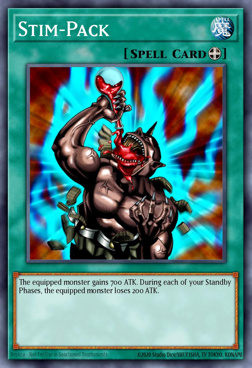 Stim-Pack Yu-Gi-Oh card