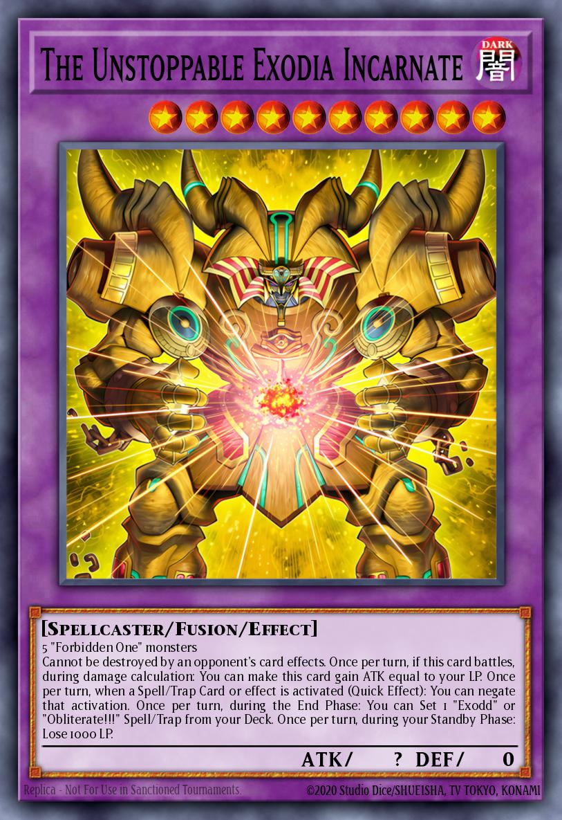 The Unstoppable Exodia Incarnate Yu-Gi-Oh card