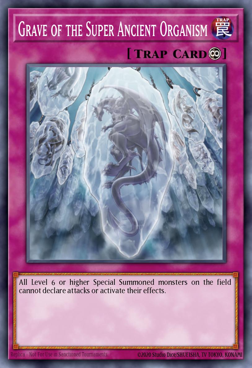 Grave of the Super Ancient Organism Yu-Gi-Oh card