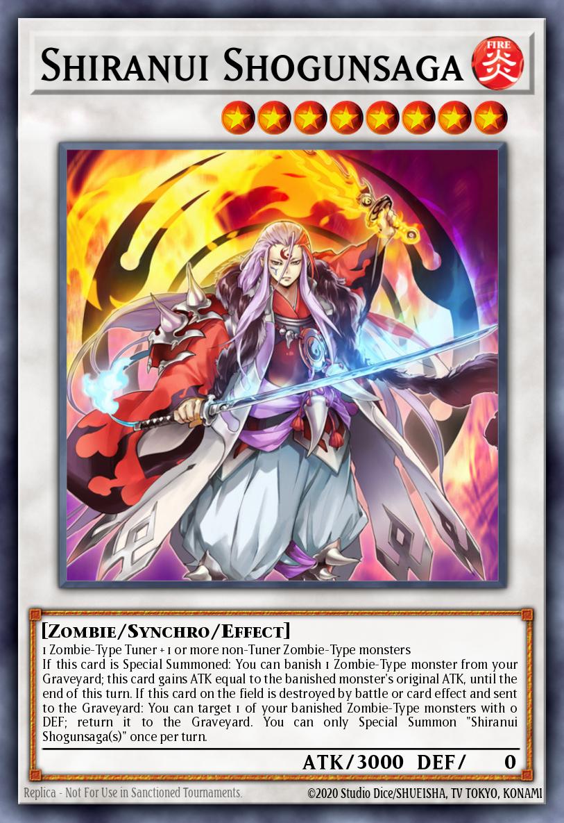 Shiranui Shogunsaga Yu-Gi-Oh card