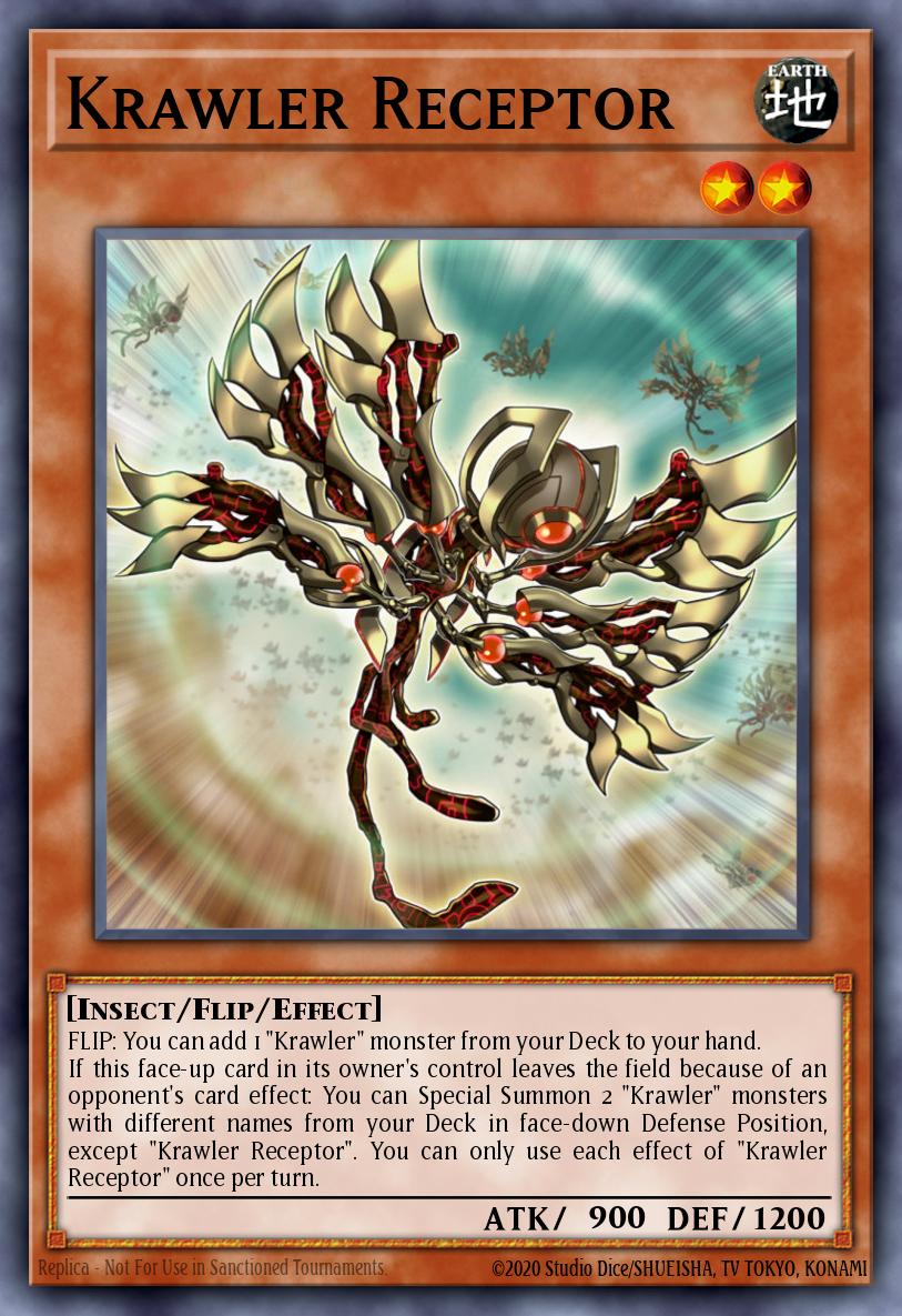 Krawler Receptor Yu-Gi-Oh card