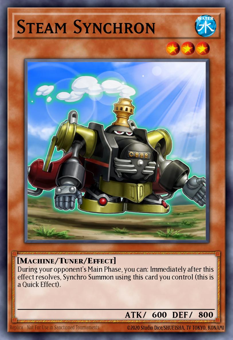 Steam Synchron Yu-Gi-Oh card