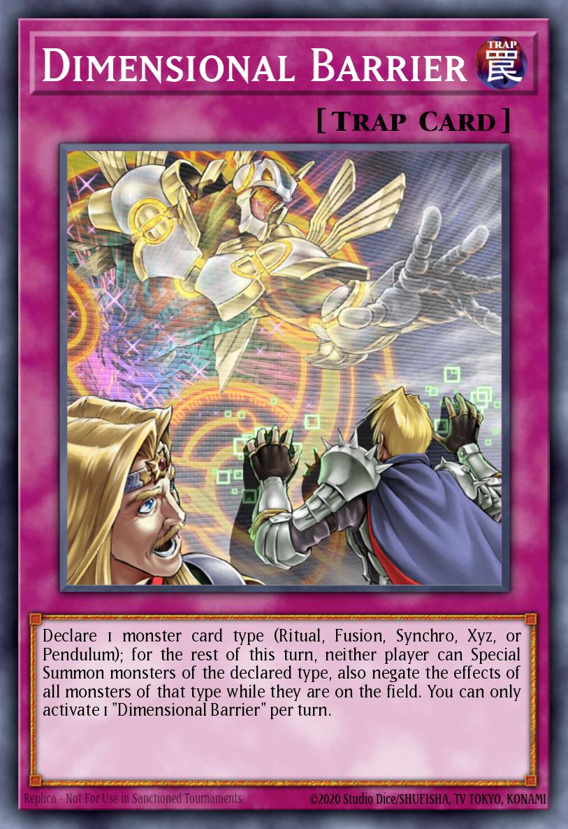 Dimensional Barrier Yu-Gi-Oh card