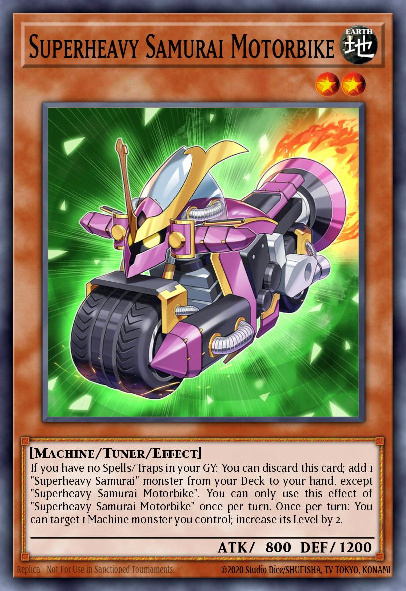 Superheavy Samurai Motorbike Yu-Gi-Oh card