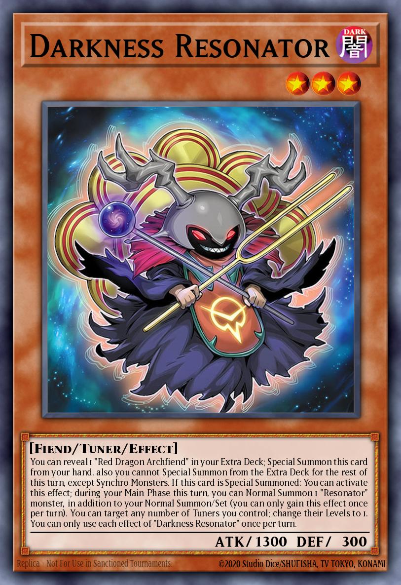 Darkness Resonator Yu-Gi-Oh card