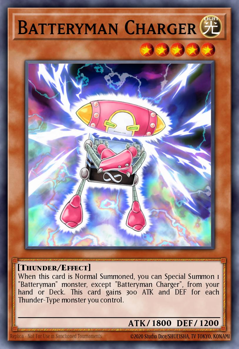 Batteryman Charger Yu-Gi-Oh card