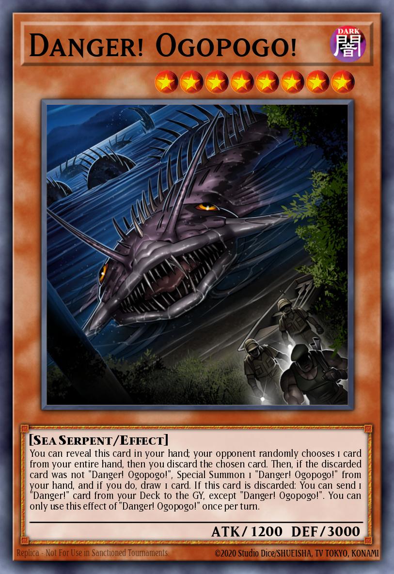 Danger! Ogopogo! Yu-Gi-Oh card