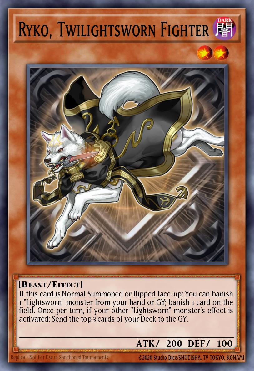 Ryko, Twilightsworn Fighter Yu-Gi-Oh card