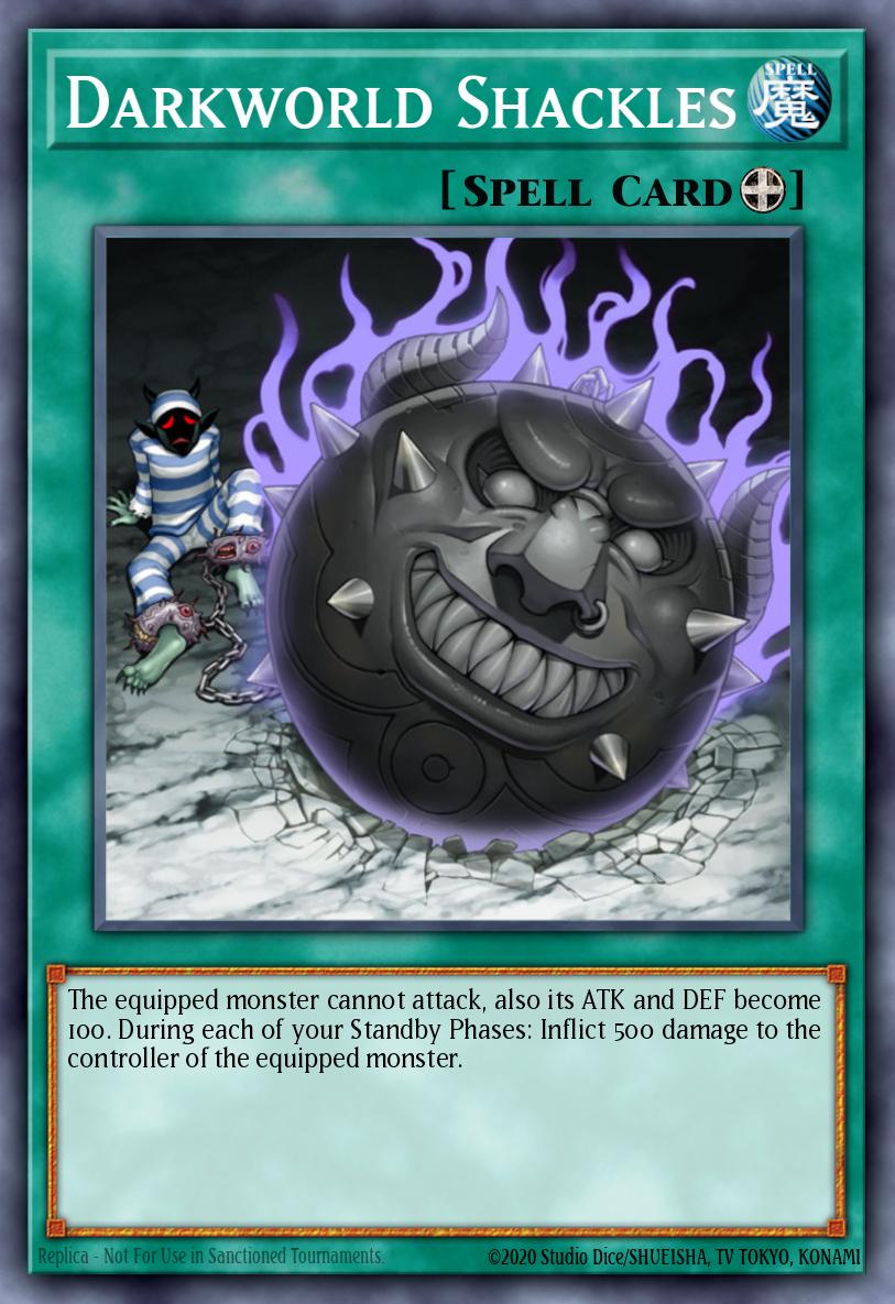 Darkworld Shackles Yu-Gi-Oh card