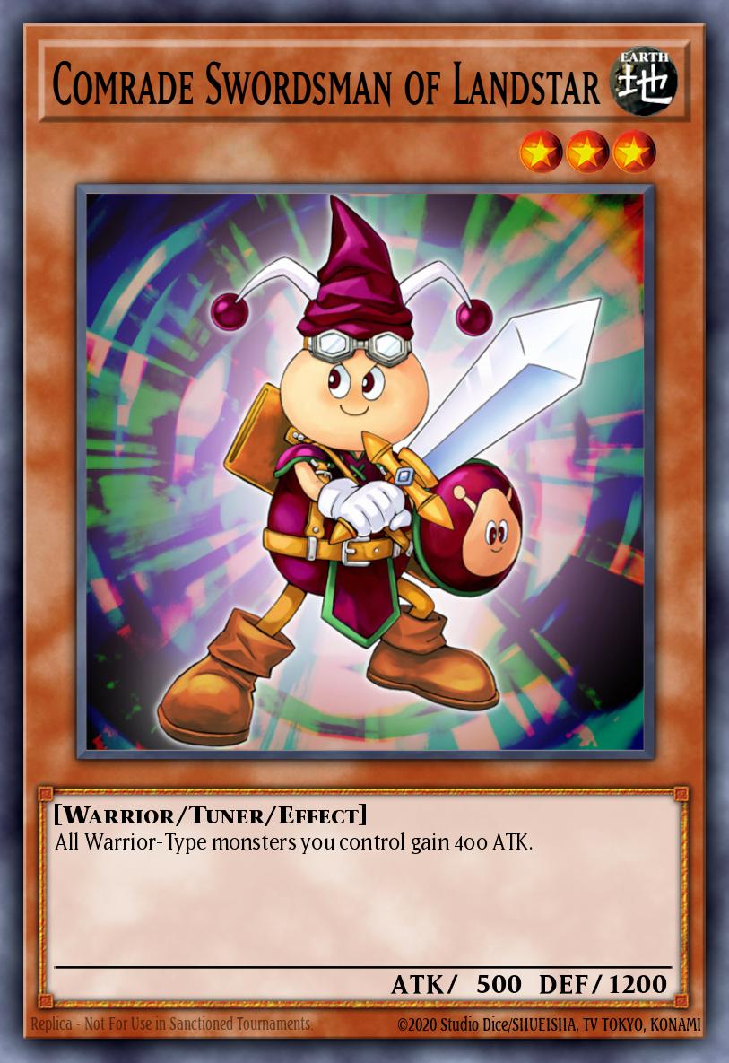 Comrade Swordsman of Landstar Yu-Gi-Oh card