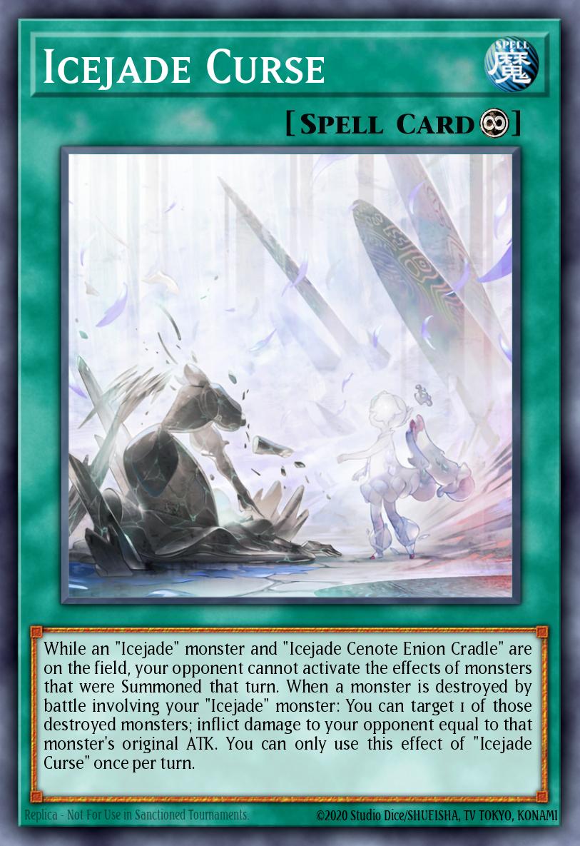 Icejade Curse Yu-Gi-Oh card
