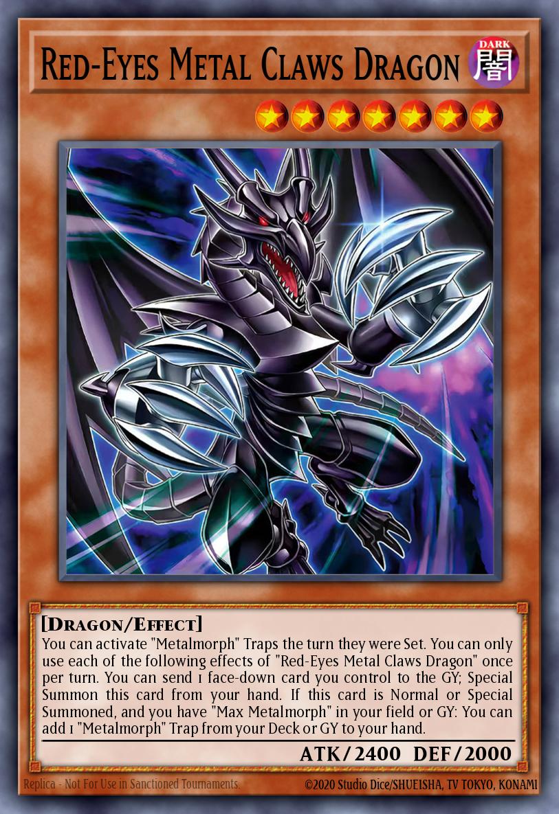 Red-Eyes Metal Claws Dragon Yu-Gi-Oh card