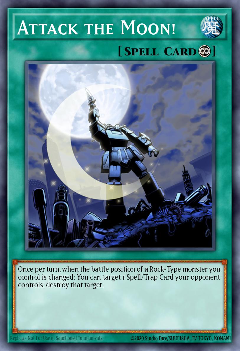 Attack the Moon! Yu-Gi-Oh card