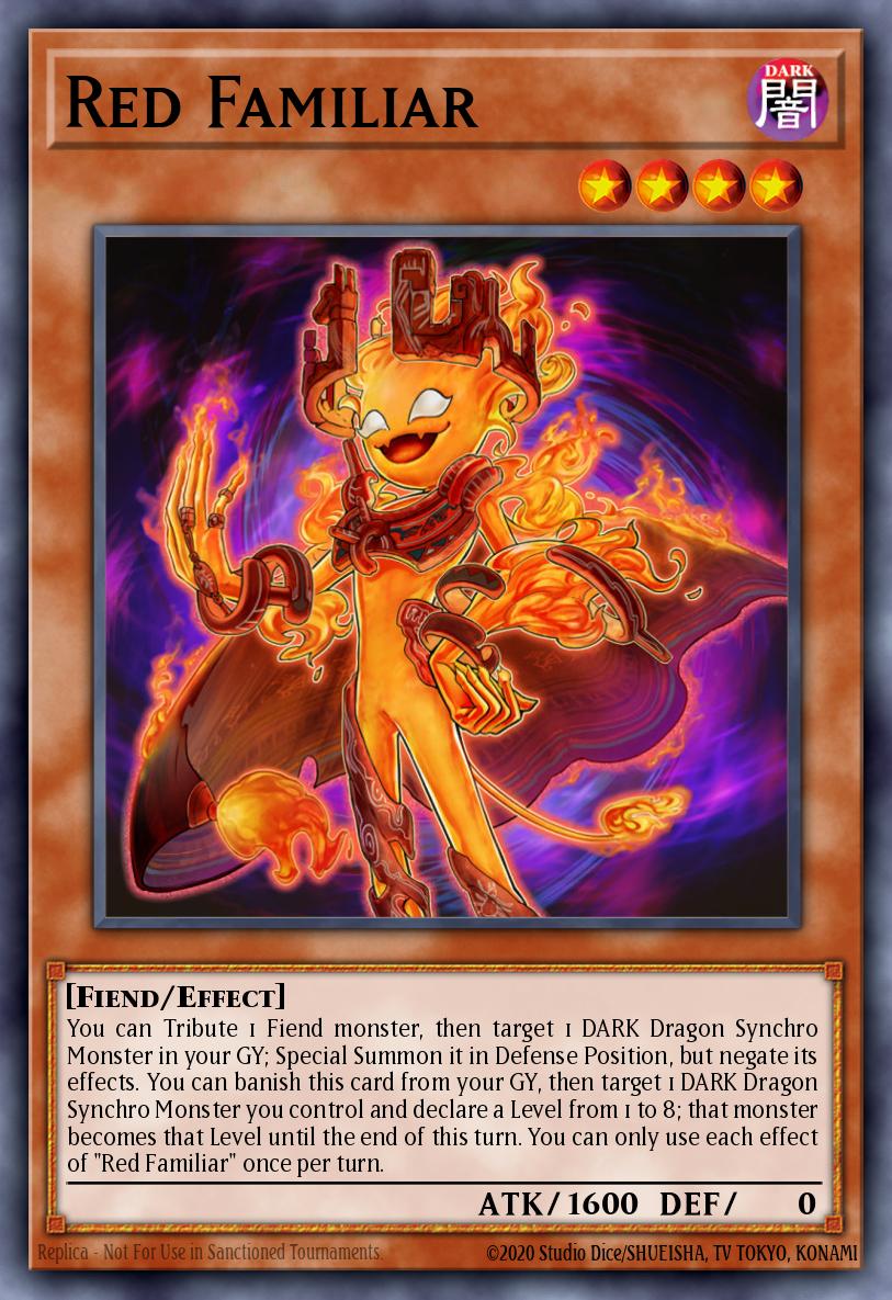 Red Familiar Yu-Gi-Oh card