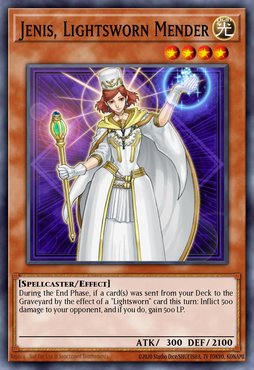 Jenis, Lightsworn Mender Yu-Gi-Oh card