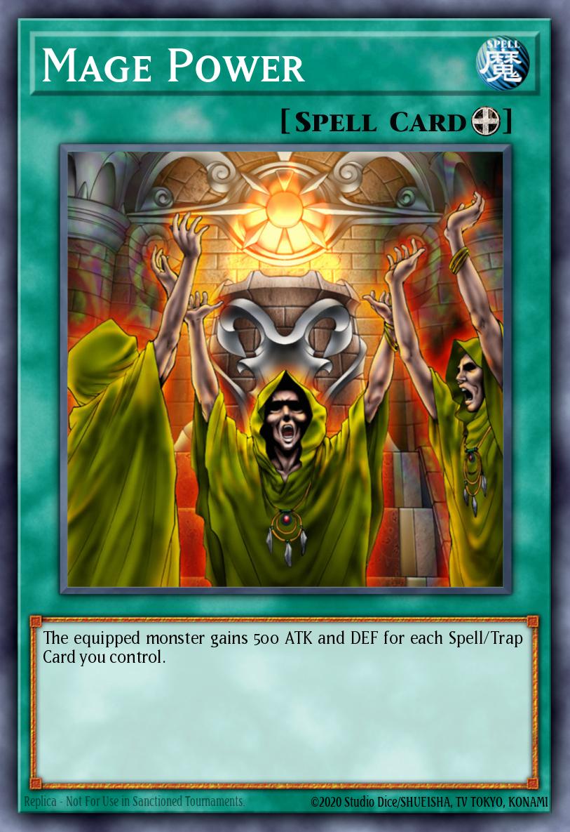 Mage Power Yu-Gi-Oh card