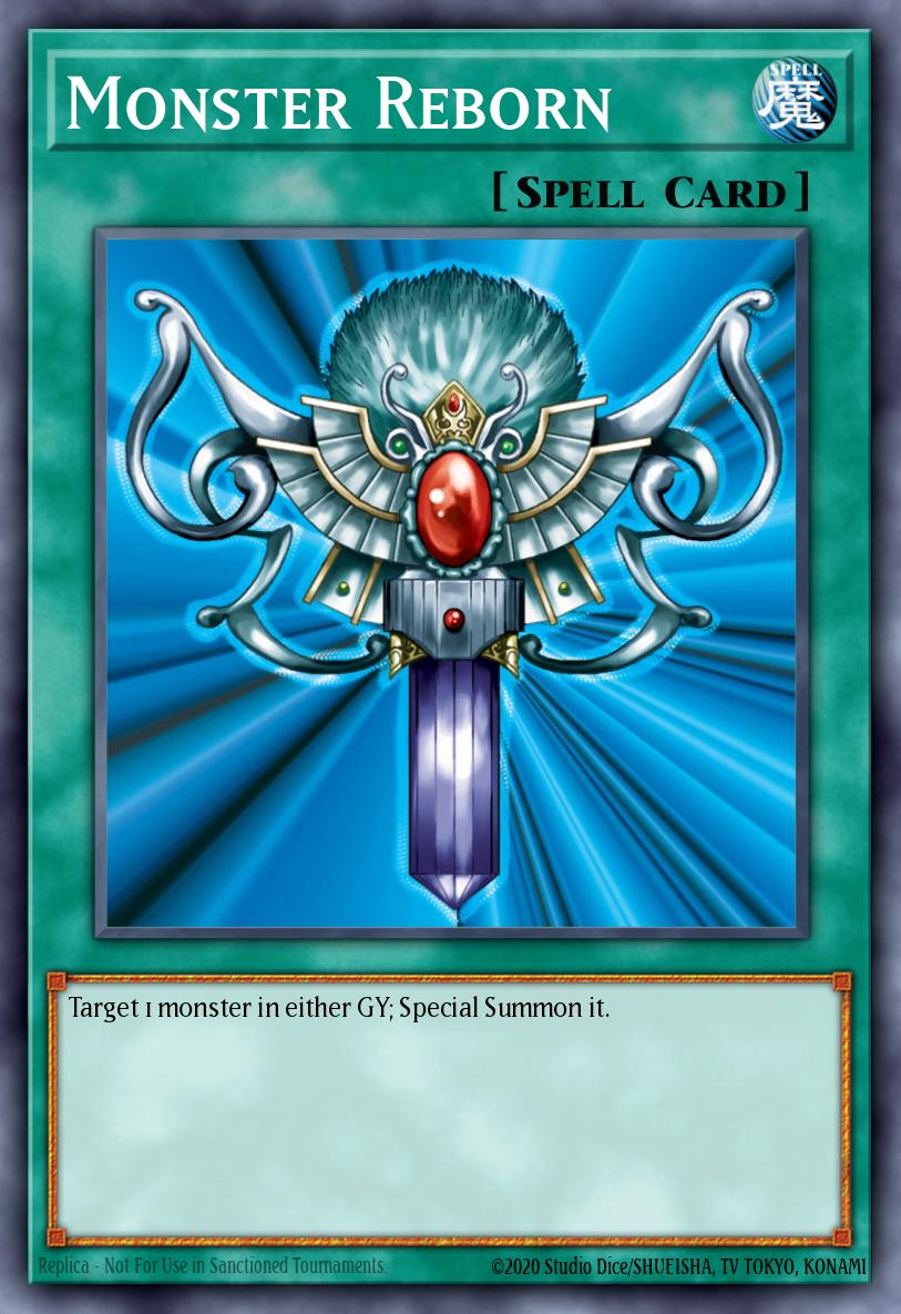 Monster Reborn Yu-Gi-Oh card