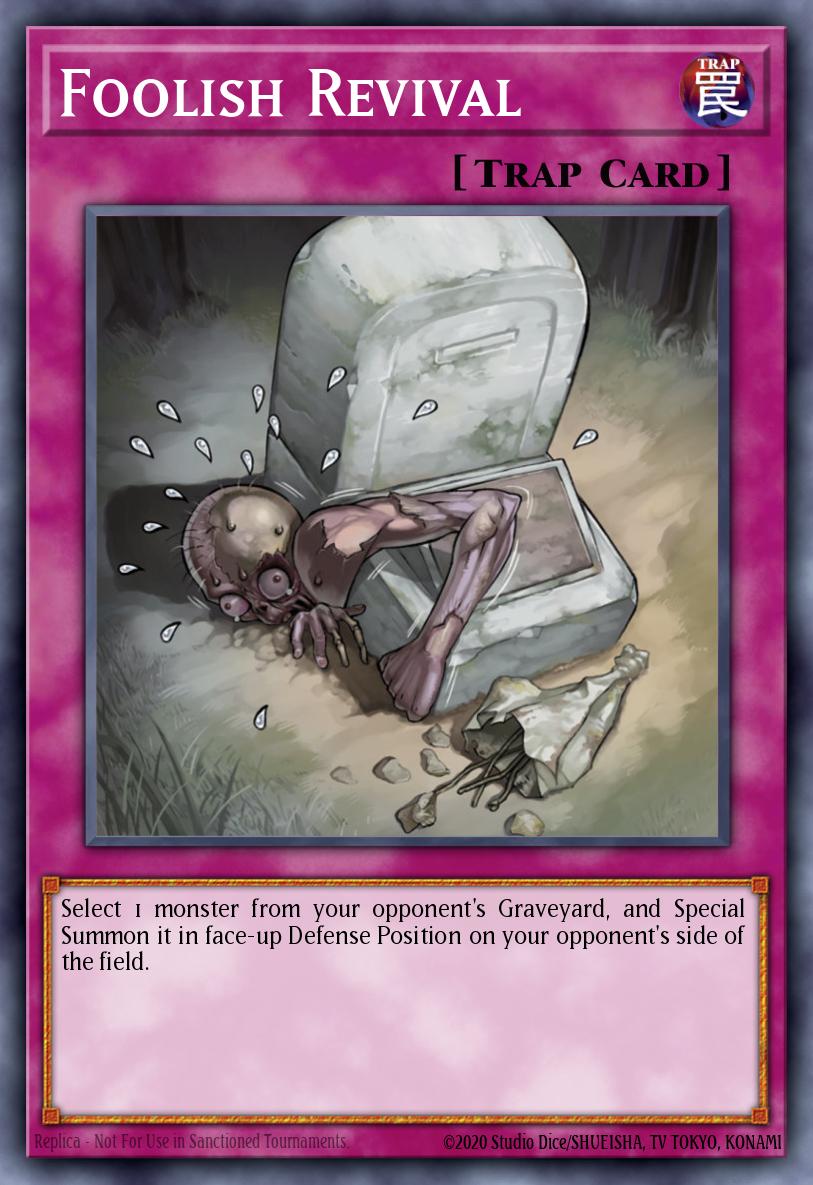 Foolish Revival Yu-Gi-Oh card