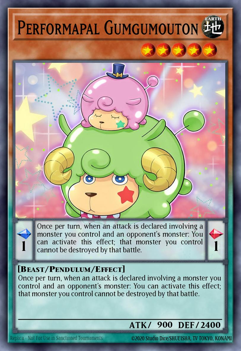 Performapal Gumgumouton Yu-Gi-Oh card