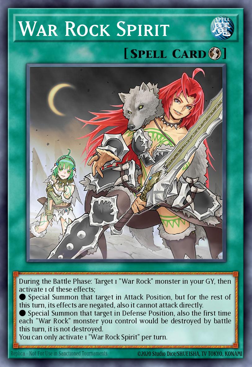 War Rock Spirit Yu-Gi-Oh card