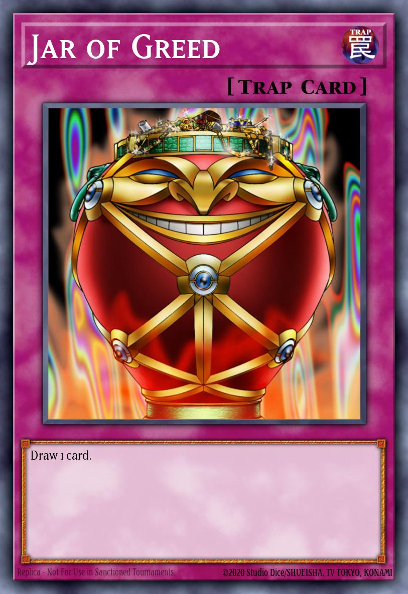 Jar of Greed Yu-Gi-Oh card